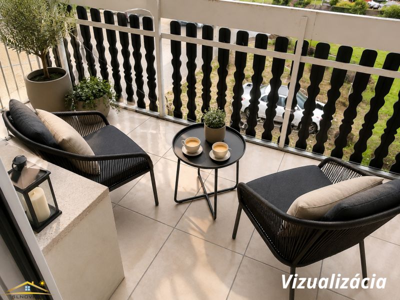 balkon - vizualizácia